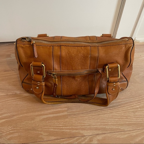 Marc Jacobs Vintage Expandable Leather Satchel Bag - Picture 2 of 8